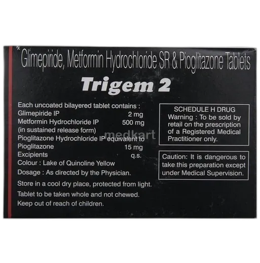 trigem 2mg tablet 10's